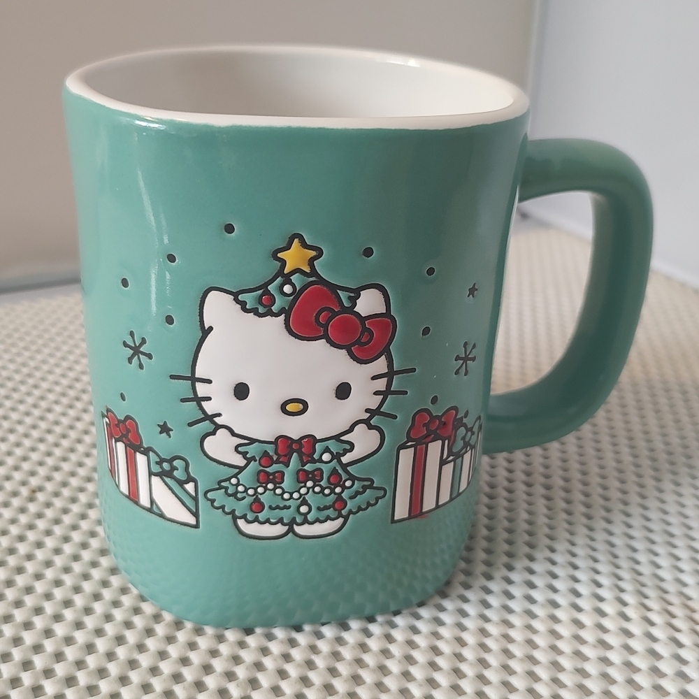 Large Hello Kitty Christmas Mug Ceramic
